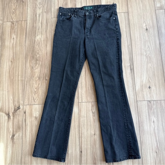 Lauren Ralph Lauren Denim - LRL Ralph Lauren Womens Jeans Classic Bootcut Stretch Sz 10 (32x31) Black Denim